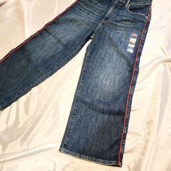 Levis Mile High Cropped Wide Leg NWT Classic High Waist Great Fit Size 30x25 - Picture 2 of 7